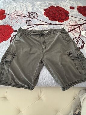 Plugg Men's Cargo Shorts - Gray